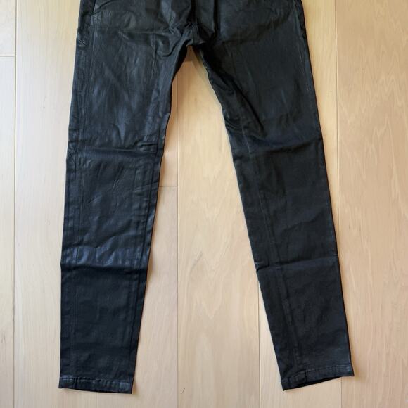 Rick Owens Pants 32 Black Dark Dust Designer Streetwear Slim Los Angeles - Picture 9 of 10